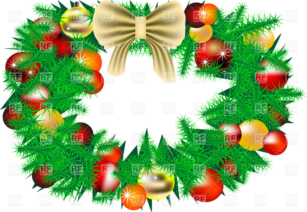 Christmas Wreath Clip Art Free