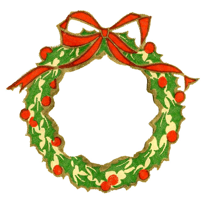 Christmas Wreath Clip Art