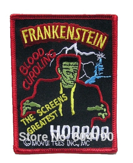 Classic Horror Movie Patches Poster