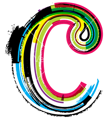 Colorful Letter C