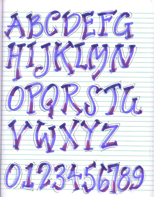 Creative Lettering Alphabet