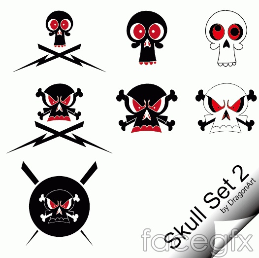 Cute Skull Vector