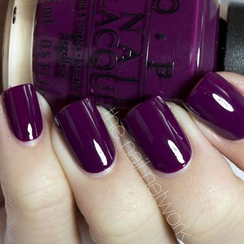 Dark Purple Nails