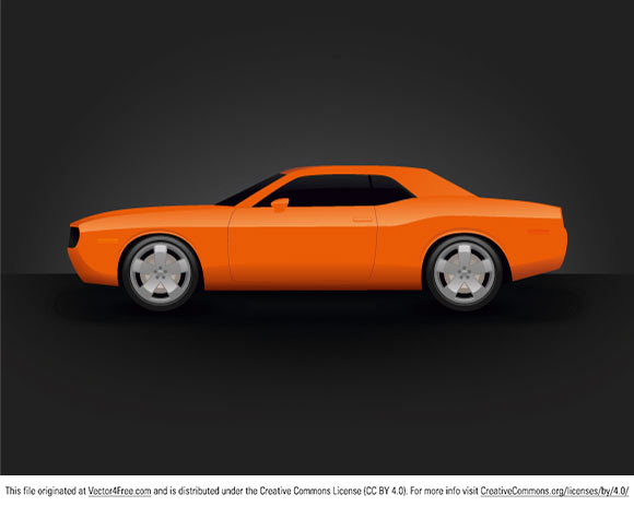 Dodge Challenger Logo Vector