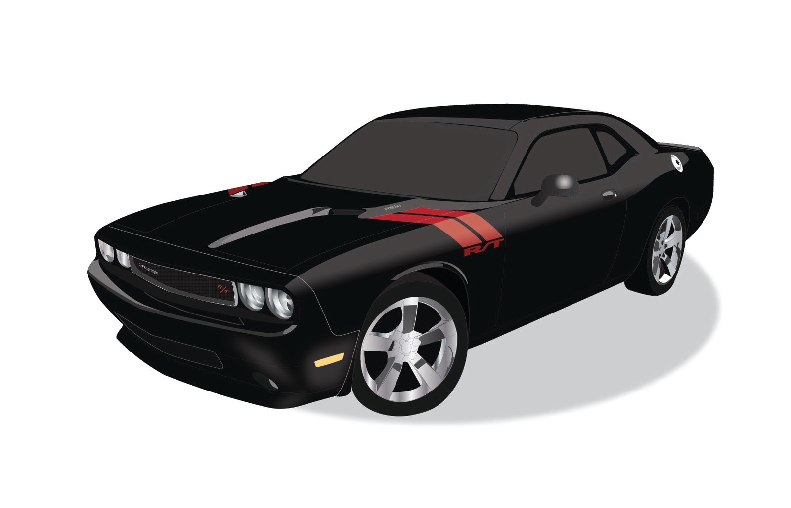 Dodge Challenger Logo Vector