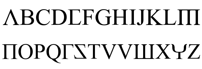 Empiric Roman Font