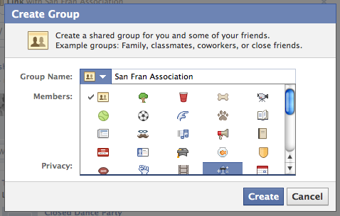Facebook Group Icons Meaning