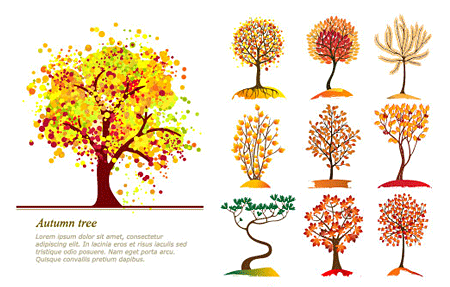 Fall Tree Vector Free