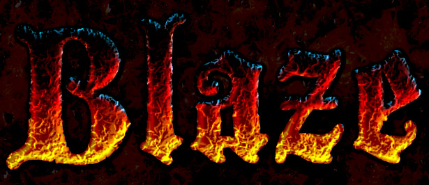 Fire Text Effect Photoshop