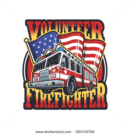 Firefighter Emblem Vector