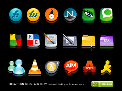 Free 3D Desktop Icons