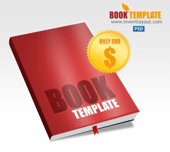 Free Book Cover Mockup Template PSD