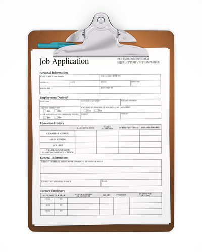Free Employment Application Forms Free Employment Application Forms