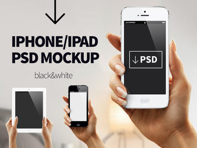 Free Hand Holding iPhone 6 Mockup