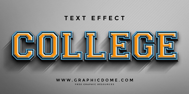 Free Photoshop Text Effects PSD