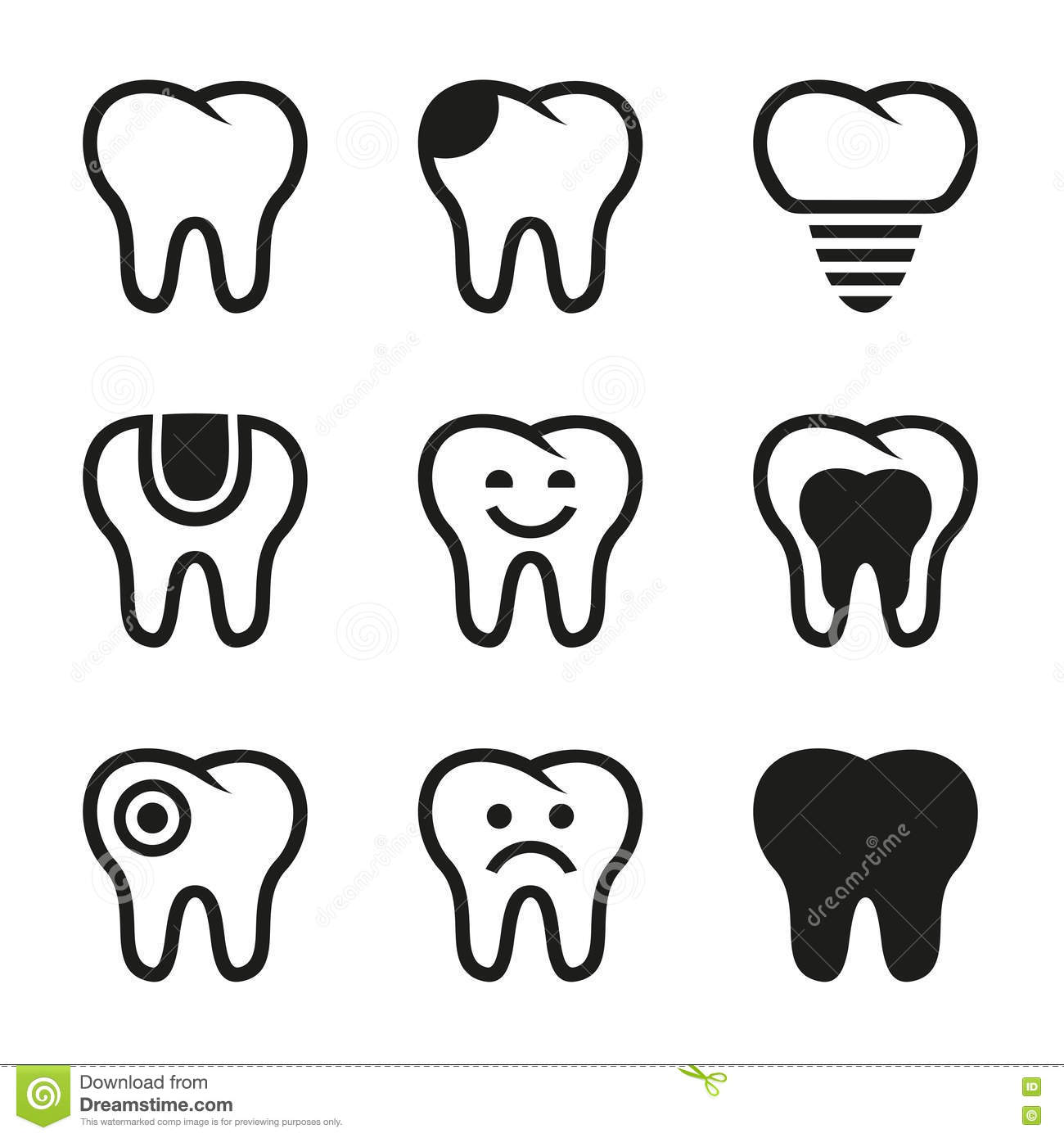 Free Tooth Vector Icon