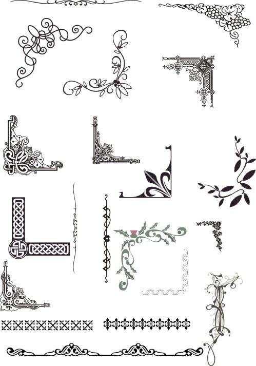 Free Vector Corner Border Designs Free Vector Corner Border Designs