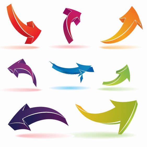 12 Free Vector Arrows Images