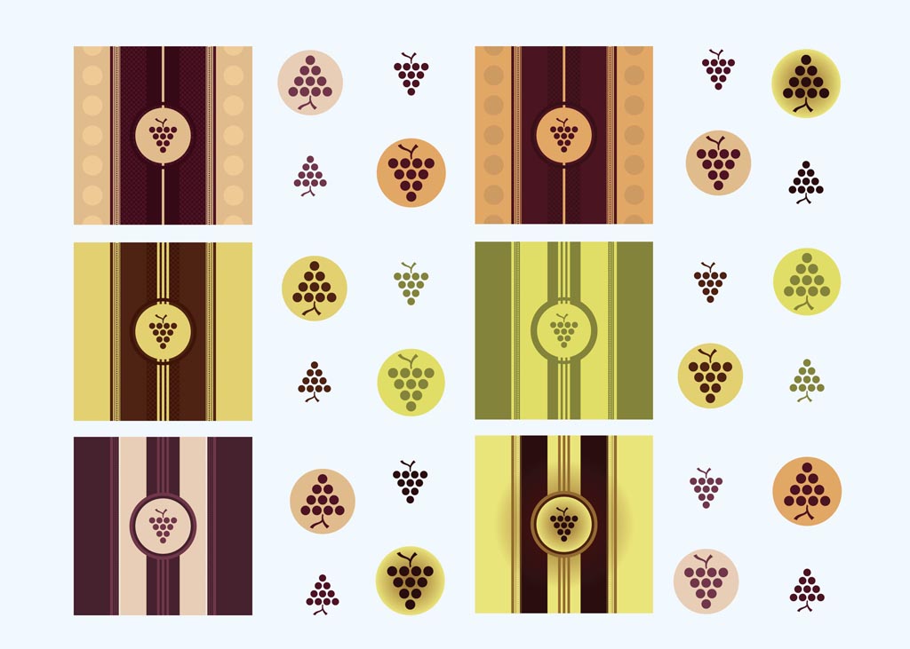 Free Wine Labels Clip Art