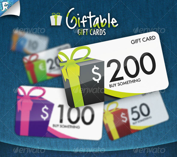 Gift Card PSD Templates