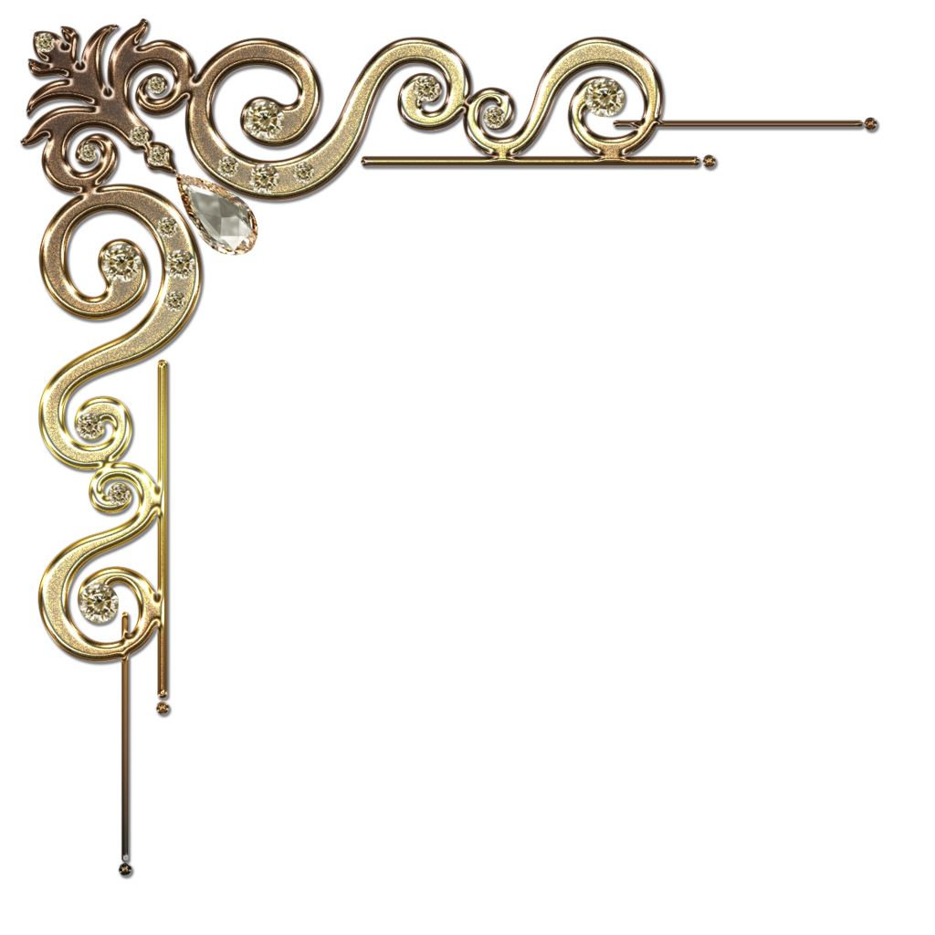 Gold Corner Border Designs