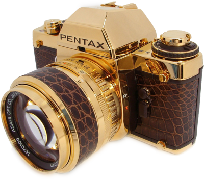 Gold Pentax Camera Gold Pentax Camera