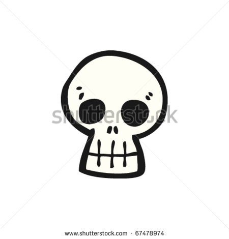 Graffiti Skull Cartoon