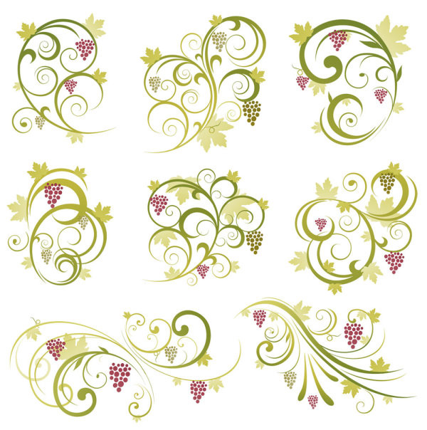 Grape Vine Vector Free