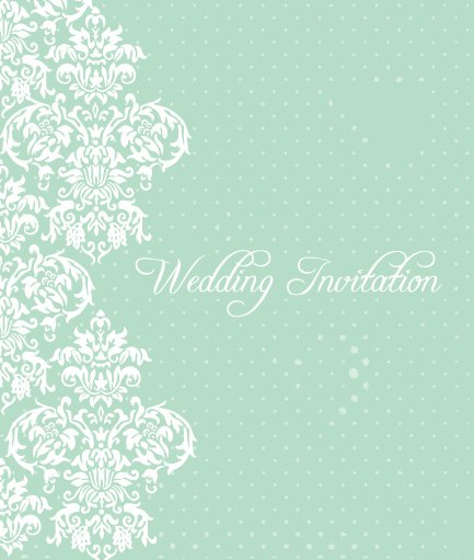 Graphic Wedding Invitations