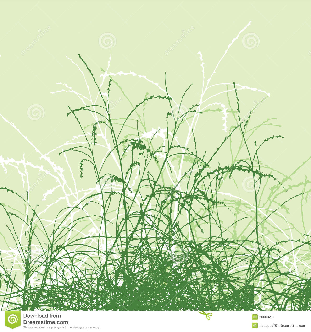 Grass Silhouette Vector