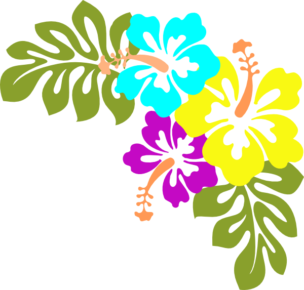 Hawaiian Flower Clip Art Free