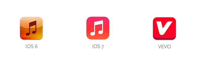 iPhone iOS 7 Music App Icon