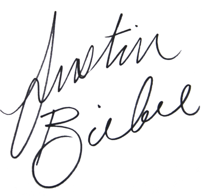 Justin Bieber Signature Autograph Justin Bieber Signature Autograph