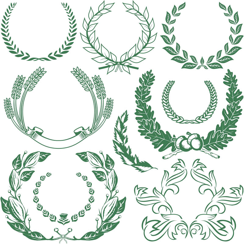 Laurel Wreath Vectors Free