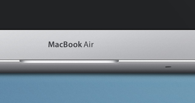 MacBook Air Mockup PSD