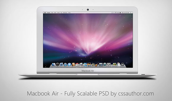 MacBook Air Mockup PSD