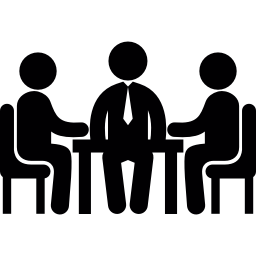 Meeting Discussion Icon Vector