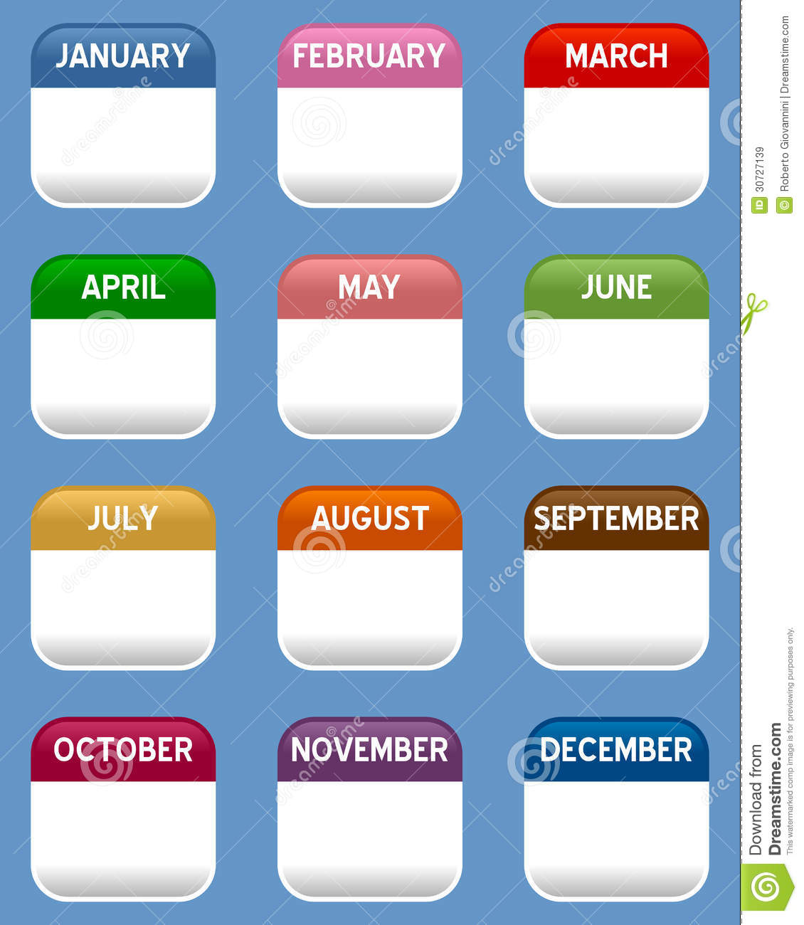 Monthly Calendar Icon