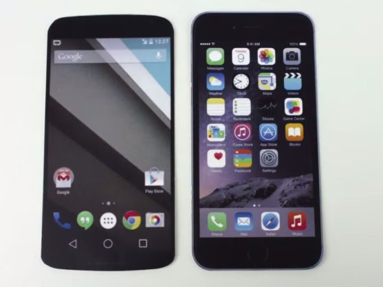 Nexus vs iPhone 6 Nexus vs iPhone 6