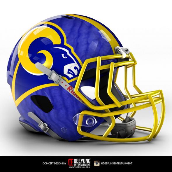 NFL Concept Helmets Rams