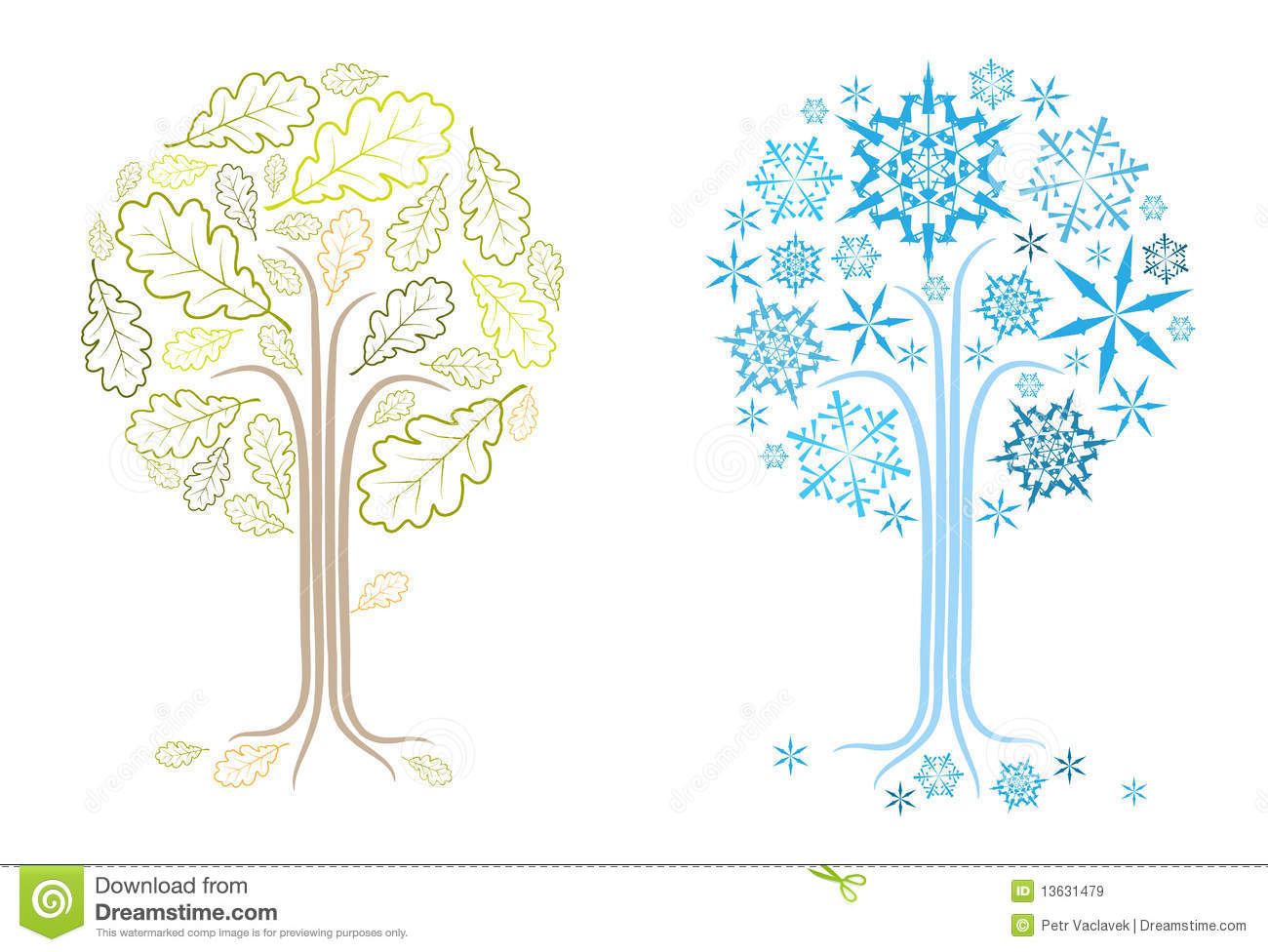 Oak Tree Vector