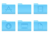 OS X Folder Icons Yosemite