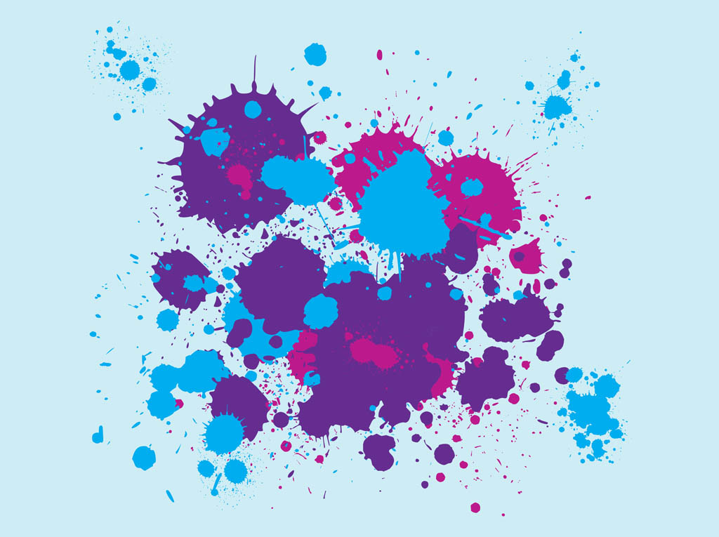 Paint Splatter Vector Free