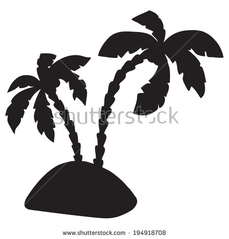 Palm Tree Silhouette Vector