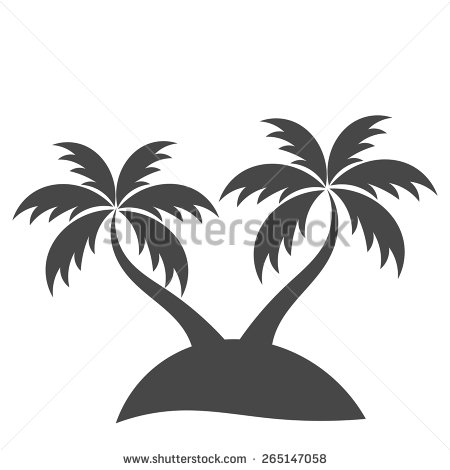 Palm Tree Silhouette Vector