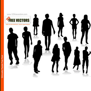 Person Silhouette Vector Free