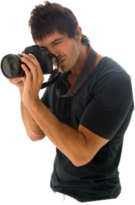 Photographer with Camera