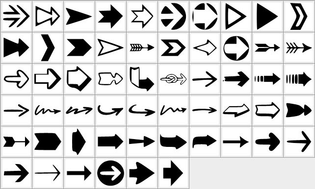 Photoshop Arrow Shapes