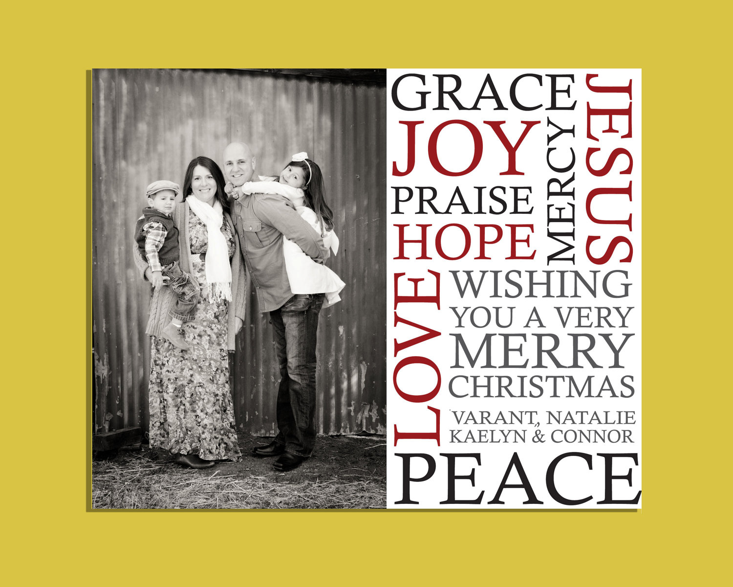 Photoshop Christmas Card Templates