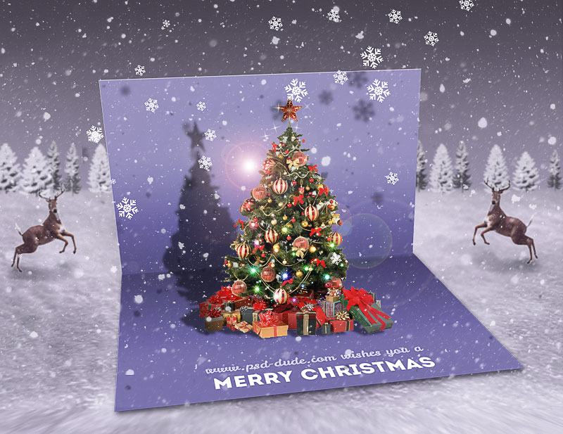 Photoshop Christmas Card Templates